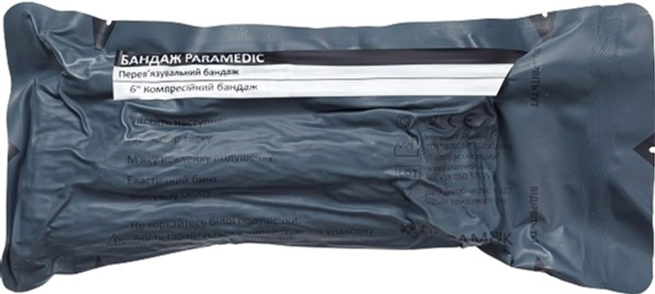 Бандаж перевязочный Paramedic 6" с одной подушкой (НФ-00001333) - изображение 1