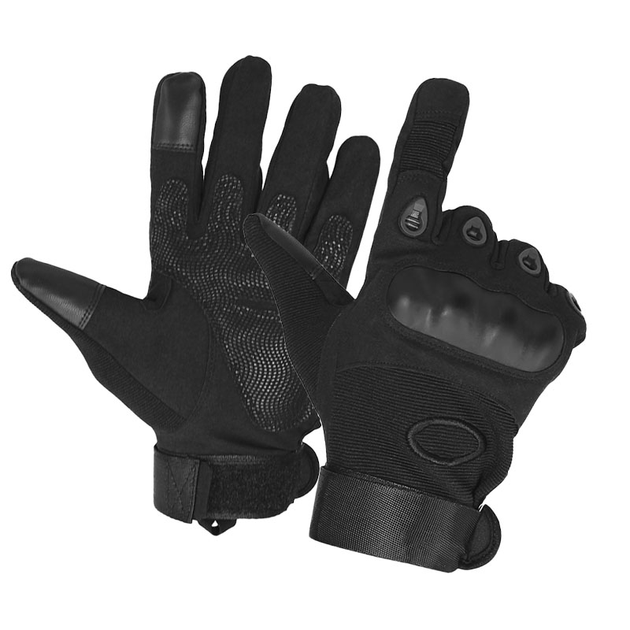 Перчатки тактические OKLAI 705 Black M мужские полнопалые с защитой TR_30867 - изображение 1