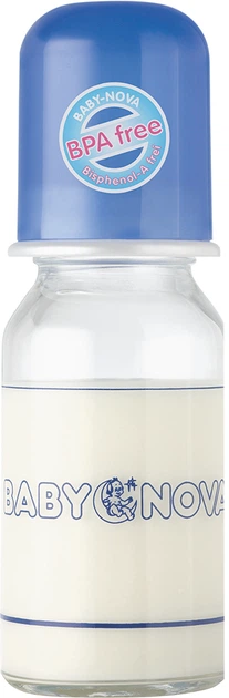 Бутылочка стеклянная Baby-Nova 125 мл (4001071431058) - Фото 1 Бутылочка стеклянная Baby-Nova 125 мл (4001071431058) - изображение 1