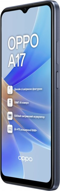 Смартфон OPPO A17 4/64GB Midnight Black (6837790) – фото, отзывы ...
