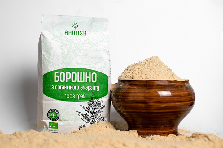 Мука амарантовая органическая без глютена 1 кг ТМ Ahimsa - изображение 7