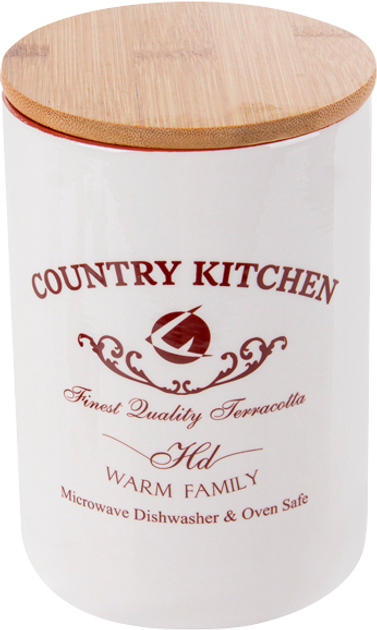 Банка для сыпучих продуктов Lefard Country Kitchen 10x15 см 1 л (940-298) - изображение 1