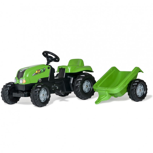 Детский трактор на педалях с прицепом Rolly Toys rollyKid (012169 ...