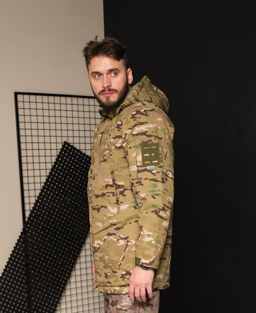 Куртка мужская тактическая демисезонная Турция ВСУ (ЗСУ) Мультикам M 8952 хаки - изображение 2