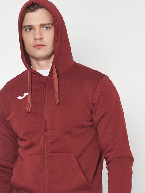 Спортивная кофта мужская Joma Campus Iii 101590.671 M Бордовая (8424309044909) - изображение 4