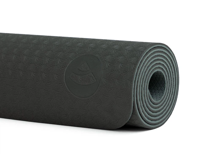 Коврик для йоги TPE Flow Bodhi 183x60x0.5 см черный - изображение 8