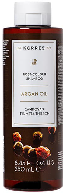 Акція на Шампунь-догляд Korres для фарбованого волосся з аргановим маслом 250 мл від Rozetka