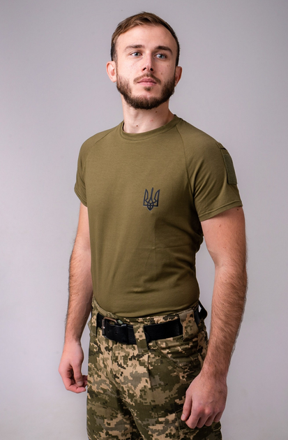 Тактическая футболка GorLin 56 Хаки (НАТО-О к/р) - изображение 1