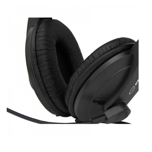Навушники провідні з мікрофоном Esperanza Headset EH103 Black - Фото 2 Навушники провідні з мікрофоном Esperanza Headset EH103 Black - зображення 2