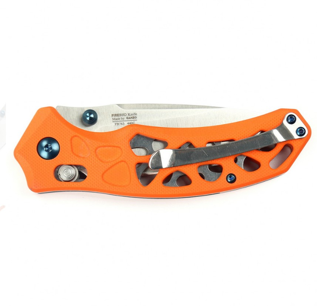 Нож складной карманный, туристический Axis Lock Firebird FB7631-OR Orange 200 мм - изображение 2