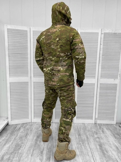 Тактическая теплая зимняя военная форма комплект костюм Accord Tactical ( Куртка + Штаны ), Камуфляж: Мультикам, Размер: S - изображение 2