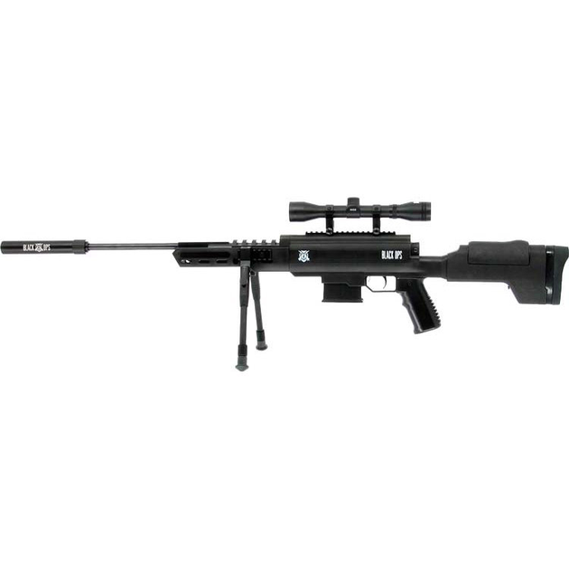 Гвинтівка пневматична Norica Black OPS Sniper 4,5 мм - зображення 1