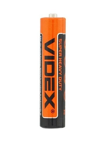Батарейка солевая Videx R03P/AAA 1шт - Фото 1 Батарейка солевая Videx R03P/AAA 1шт - изображение 1
