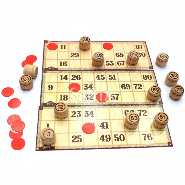 Настільна гра DANKO TOYS «Козацьке лото», дерево (DT G48) - Фото 2 Настільна гра DANKO TOYS «Козацьке лото», дерево (DT G48) - зображення 2