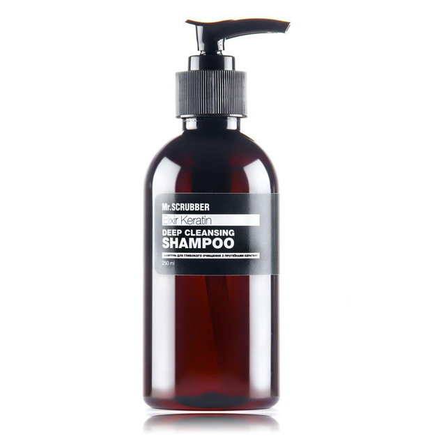 Шампунь для волос глубокое очищение Mr.Scrubber Elixir Keratin 250 мл ...