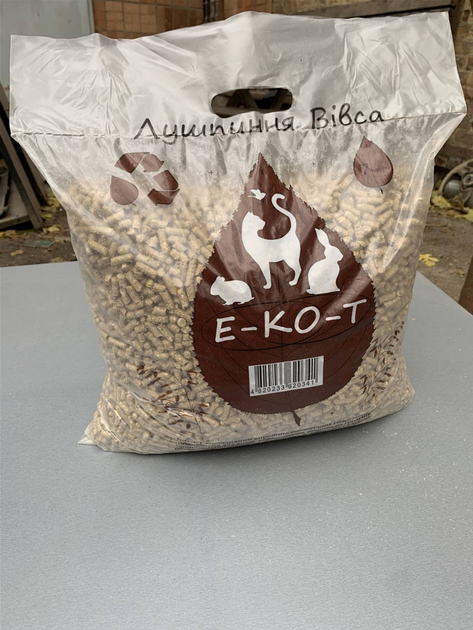 Наполнитель для туалетов домашних животных E-КО-Т Шелуха овса ...