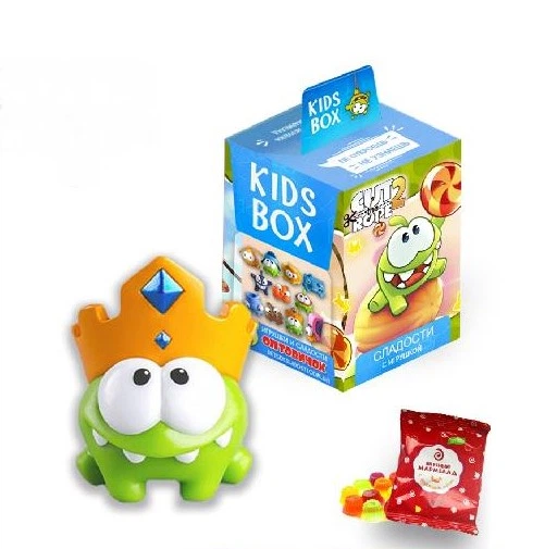 Ам ням Сut the rope 2 KIDS BOX - коллекционная фигурка в коробочке