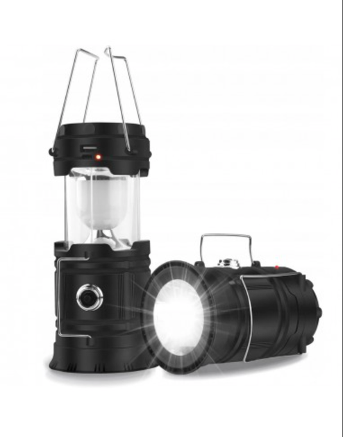 Аккумуляторный ФОНАРЬ-ЛАМПА 2в1 ORION светодиодный LED кемпинг НА СОЛНЕЧНОЙ БАТАРЕЕ OR-5800T BLACK - изображение 9
