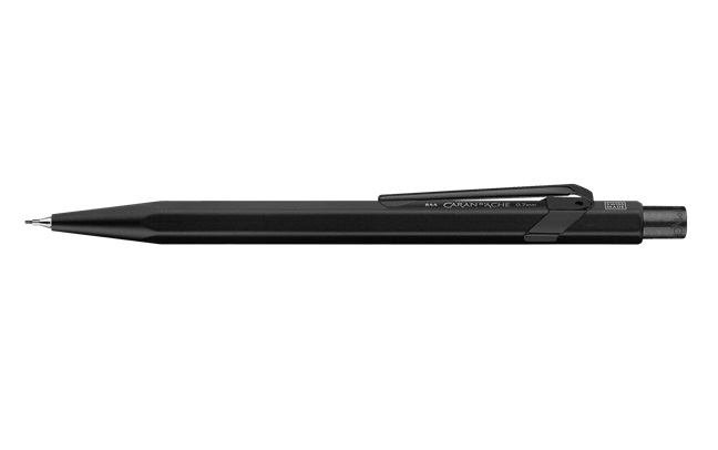 Механічний олівець Caran d'Ache 844 0,7 мм Black Code + бокс - Фото 2 Механічний олівець Caran d'Ache 844 0,7 мм Black Code + бокс - зображення 2