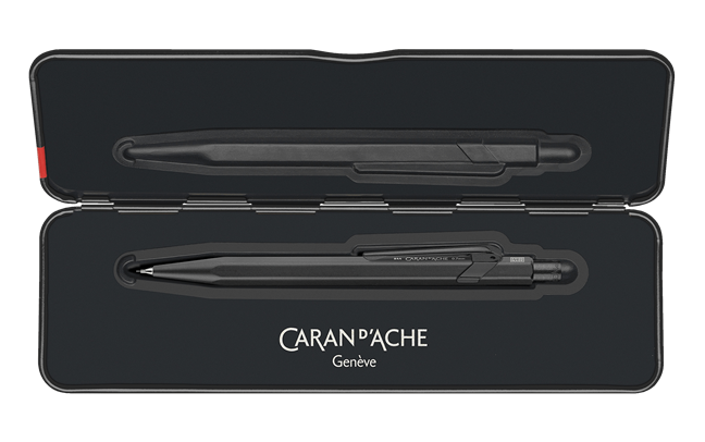 Механічний олівець Caran d'Ache 844 0,7 мм Black Code + бокс - Фото 3 Механічний олівець Caran d'Ache 844 0,7 мм Black Code + бокс - зображення 3