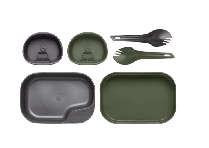 Набір посуду на двох Олива Wildo Helikon-Tex Camp-a-box Duo Light Olive green (se-cdl-pp-0219a) - Фото 1 Набір посуду на двох Олива Wildo Helikon-Tex Camp-a-box Duo Light Olive green (se-cdl-pp-0219a) - зображення 1