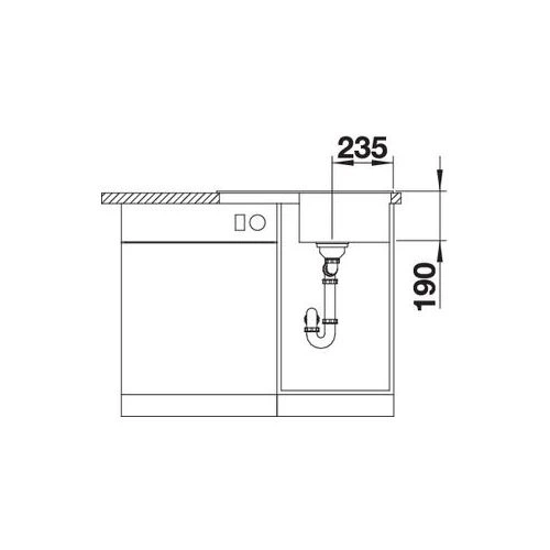 Кухонна мийка Blanco - ZIA 45 S COMPACT (526009) - зображення 3