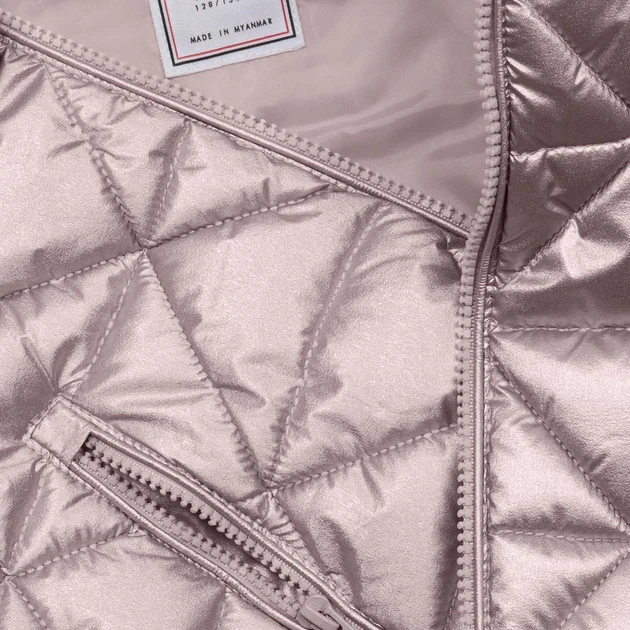 Детская демисезонная куртка для девочки Minoti 12COAT 14 37632KID 80-86 см Багровая (5059030968809) - изображение 8
