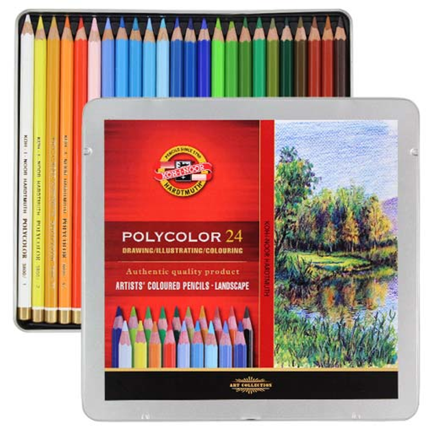 Finenolo Цветные карандаши набор 36цв мет пенал