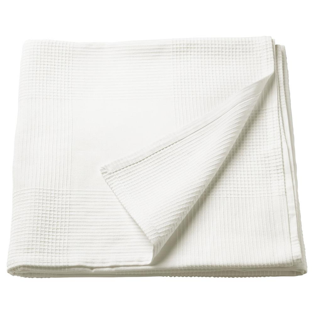 Покривало IKEA INDIRA 230х250 см біле (303.962.45) – фото, отзывы ...