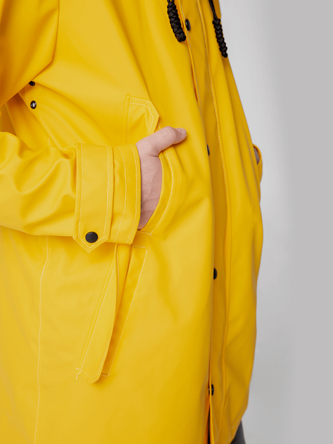 чоловічий дощовик - FROM LVIV WITH RAIN - жовтий, XL - изображение 4