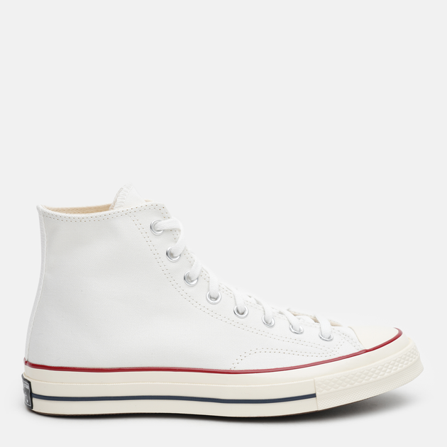 Чоловічі кеди високі Converse Chuck 70 Hi 162056C 41 (7.5) 26 см Білі від Rozetka на платформі USKIDKA Акція на Чоловічі кеди високі Converse Chuck 70 Hi 162056C 41 (7.5) 26 см Білі від Rozetka
