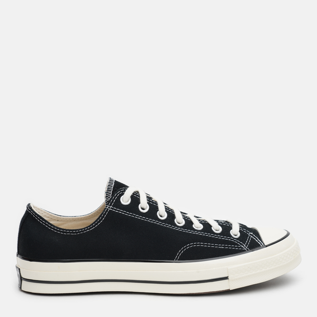 Акція на Чоловічі кеди низькі Converse Chuck 70 Ox 162058C 41.5 (8) 26.5 см Чорні від Rozetka