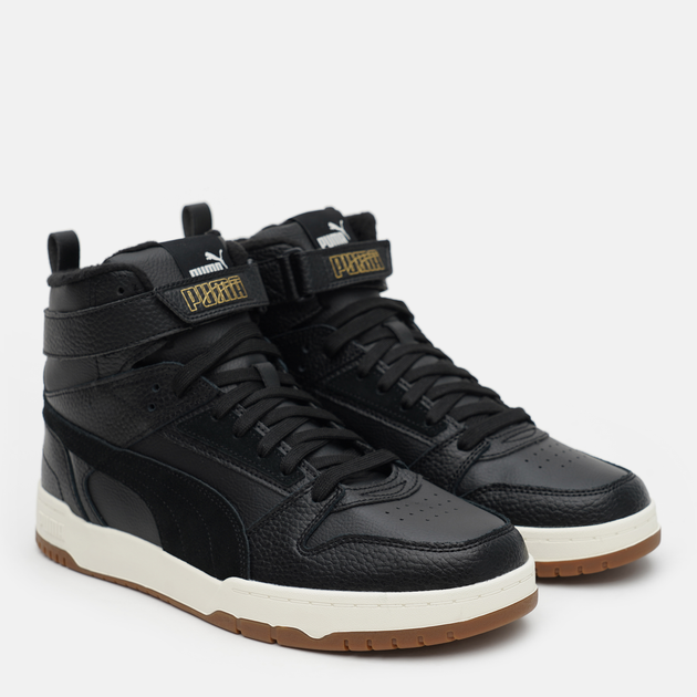 Puma gold and outlet black sneakers