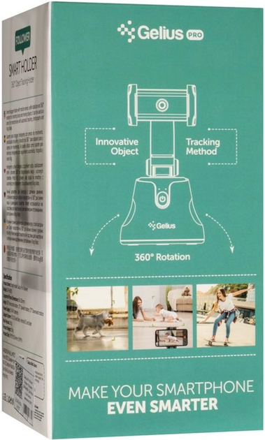Штатив Gelius з датчиком руху 360° Gelius Pro Smart Holder Follower GP-SH001 (2099900811678) - зображення 10