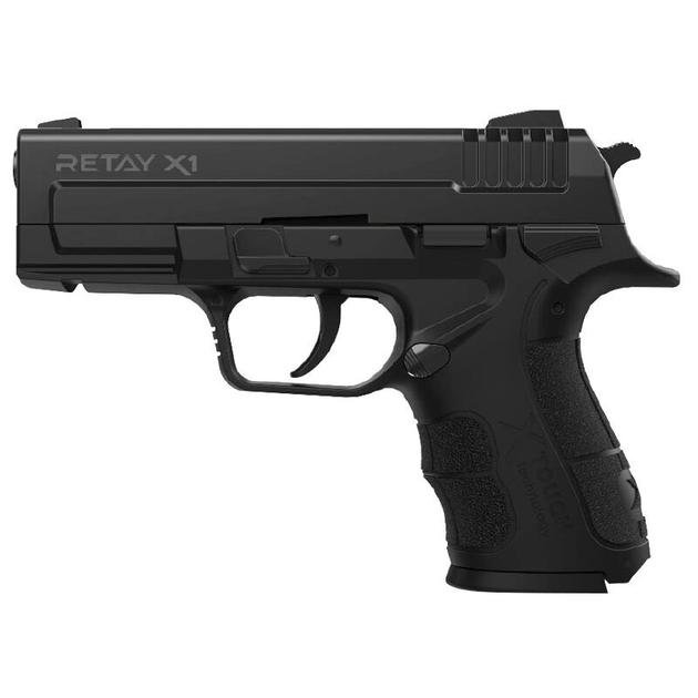 Пістолет стартовий Retay X1 Springfield eXtreme сигнально-шумовий пугач під холостий патрон чорний Ретай (P570100B) - зображення 1