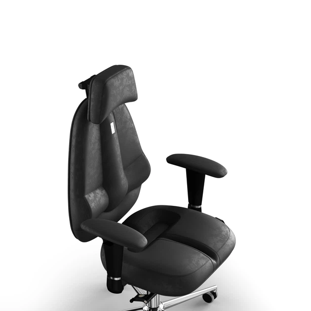 Крісло KULIK SYSTEM CLASSIC Антара з підголівником без строчки Чорний - изображение 2