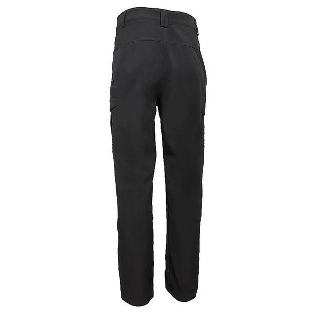 Тактичні штани Lesko для B001 S Black чоловічі осінньо-зимові на флісі - зображення 2