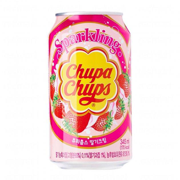 Напиток газированный Чупа Чупс клубника Chupa Chups Strawberry 345 мл ...