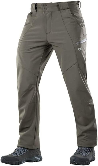 Зимові штани M-Tac колір оливковий XL - зображення 1