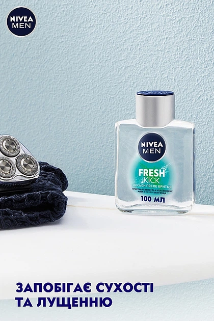 Nivea Men Fresh Kick After Shave Lotion Лосьйон після гоління 100ml (918606-40762) - зображення 3