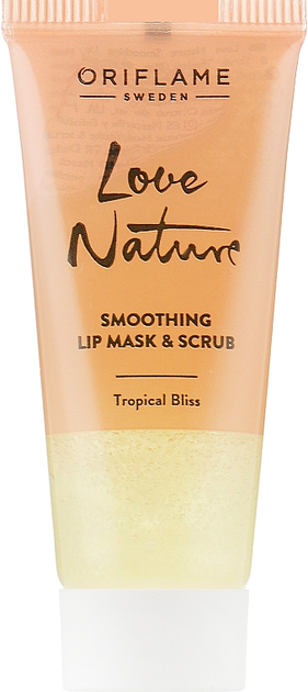 Сахарная маска-скраб для губ 2 в 1 с мятой и лаймом - Oriflame Love Nature Smoothing Lip Mask & Scrub 15ml (847437-19846) - изображение 2