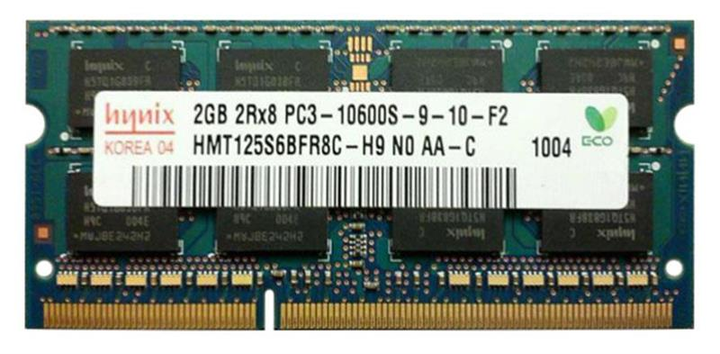 Пам'ять Hynix 2 GB SO-DIMM DDR3 1333 MHz (HMT125S6BFR8C-H9) – фото ...