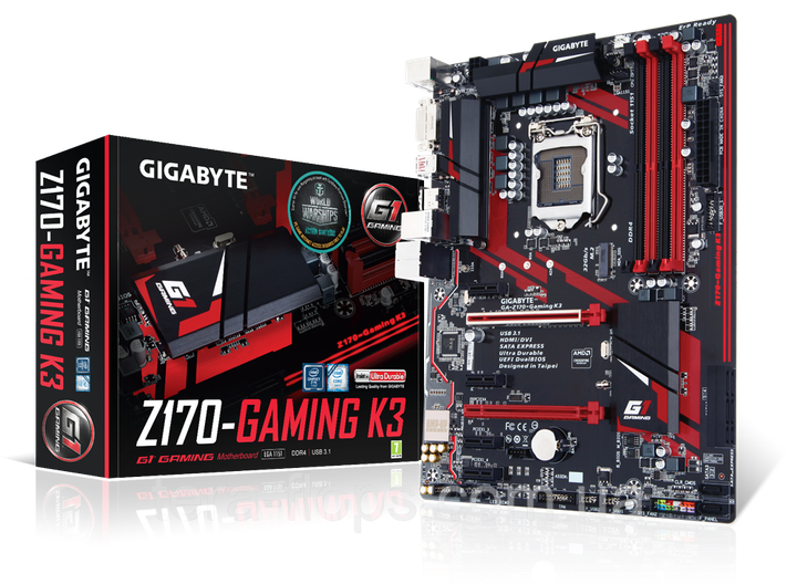 Материнская плата Gigabyte Z170 Gaming K3 LGA 1151 v1 (GA-Z170-GAMING ...