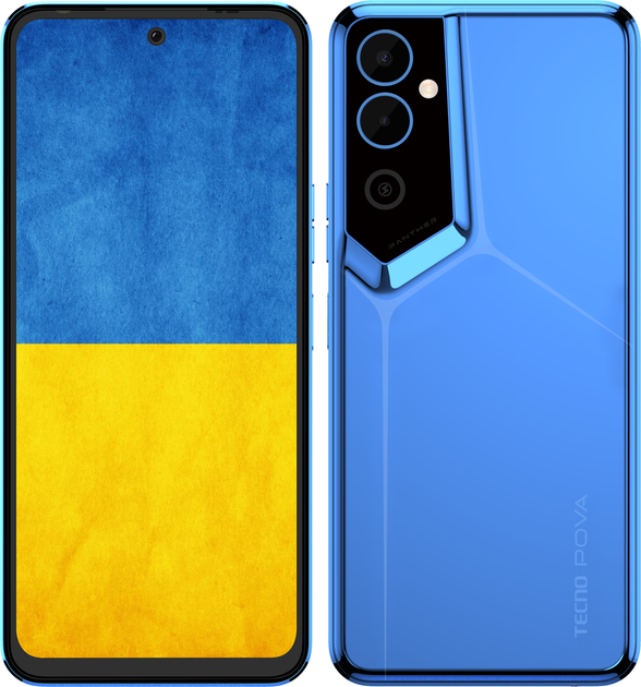 Мобільний телефон Tecno POVA Neo 2 (LG6n) 4/64GB Cyber Blue ...