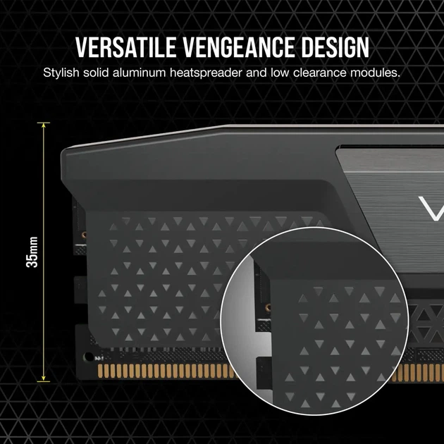 Оперативна пам'ять Corsair DDR5-5200 32768MB PC5-41600 (Kit of 2x16384) Vengeance Black (CMK32GX5M2B5200C40) - зображення 3