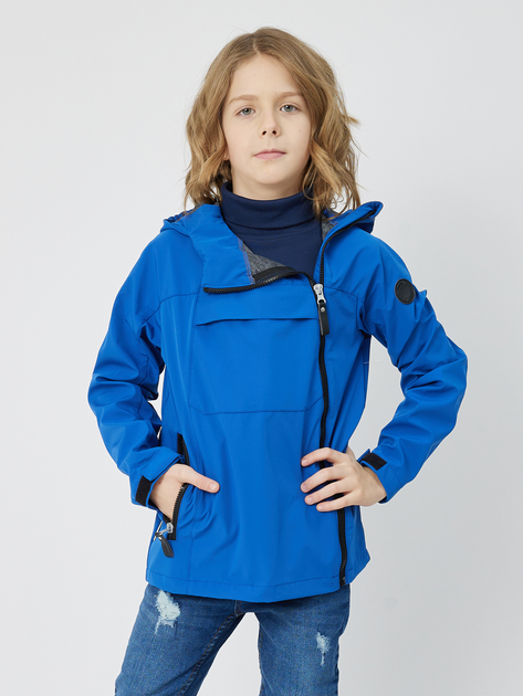 Акция на Дитяча демісезонна куртка-парка для хлопчика Lenne Softshell Jesper 22232-679 104 см от Rozetka