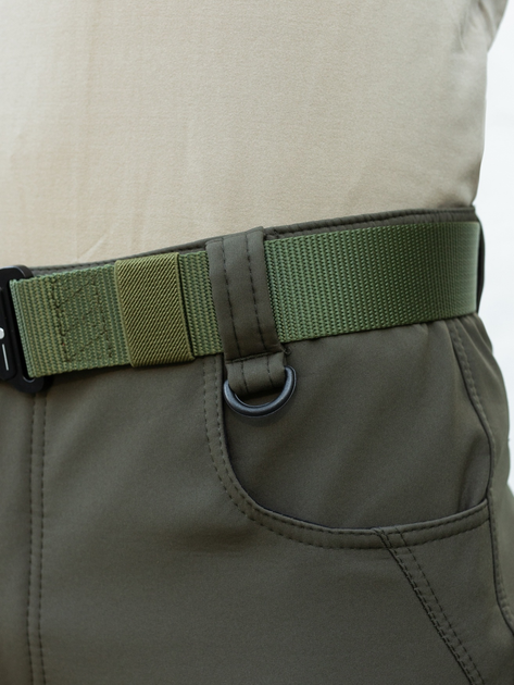 Штани-карго тактичні Softshell утеплені BEZET Ешелон 6368 XXXL Хакі (2000093212487) - зображення 9