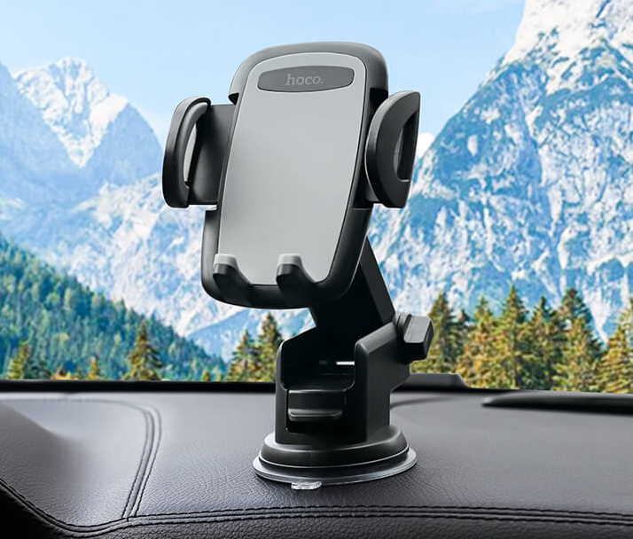 Держатель для телефона в машину HOCO cool run car holder CA31A black - изображение 4