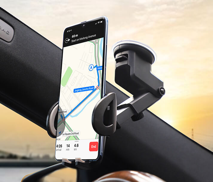 Держатель для телефона в машину HOCO cool run car holder CA31A black - изображение 5