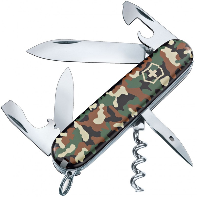 Складаний швейцарський ніж Victorinox Vx13603.94B1 Spartan 12 функцій 91 мм камуфляж - зображення 1